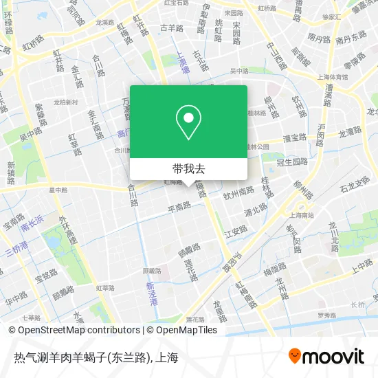 热气涮羊肉羊蝎子(东兰路)地图