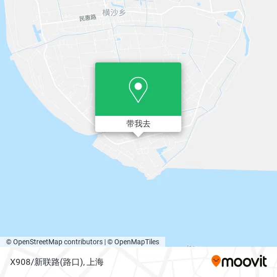 X908/新联路(路口)地图