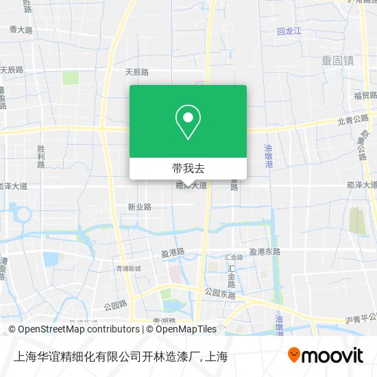 上海华谊精细化有限公司开林造漆厂地图