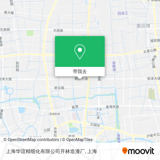 上海华谊精细化有限公司开林造漆厂地图