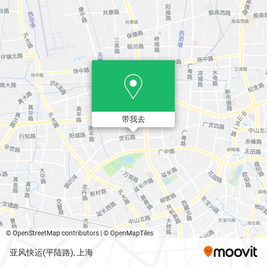 亚风快运(平陆路)地图