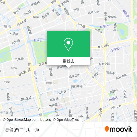 惠普(西二门)地图