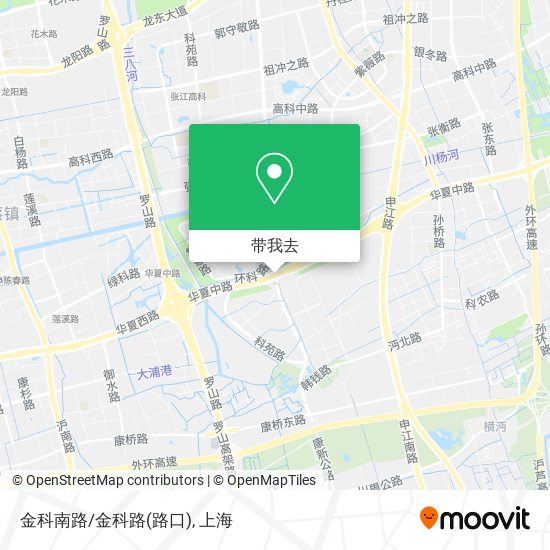 金科南路/金科路(路口)地图