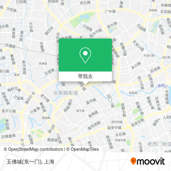 玉佛城(东一门)地图
