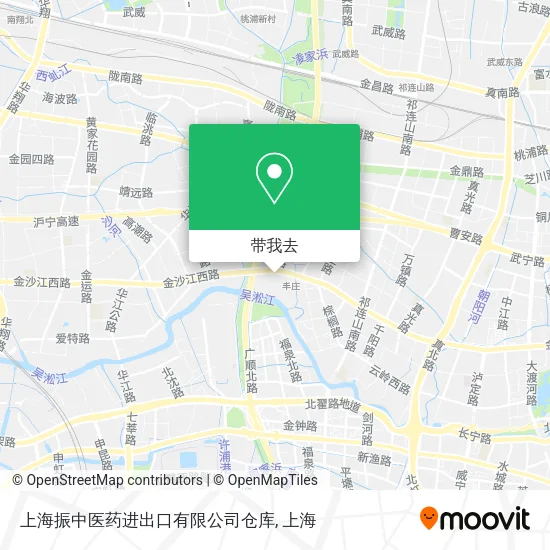 上海振中医药进出口有限公司仓库地图