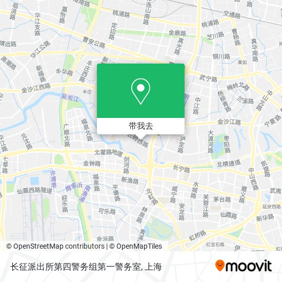 长征派出所第四警务组第一警务室地图