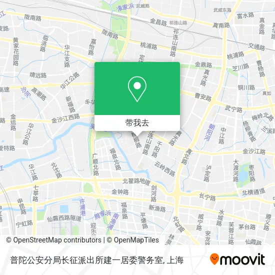 普陀公安分局长征派出所建一居委警务室地图