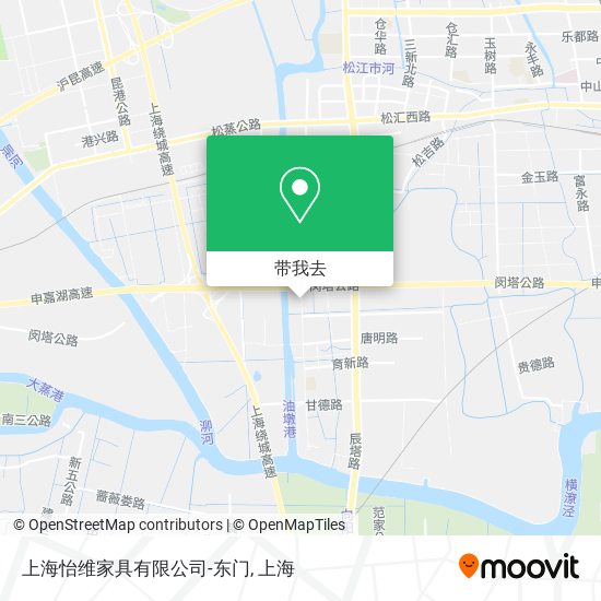 上海怡维家具有限公司-东门地图