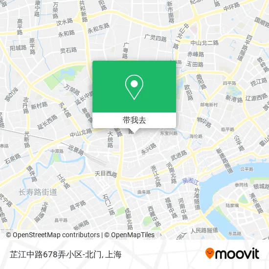 芷江中路678弄小区-北门地图