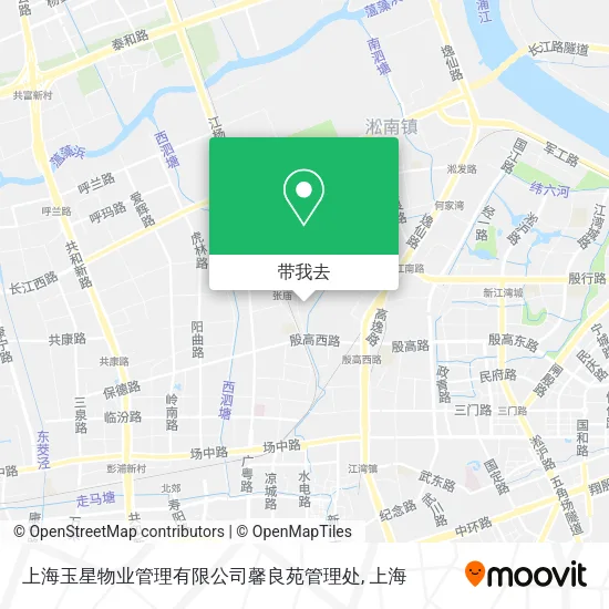 上海玉星物业管理有限公司馨良苑管理处地图