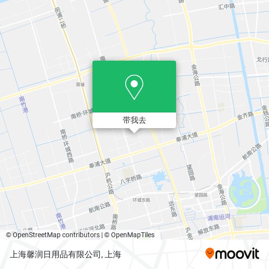 上海馨润日用品有限公司地图
