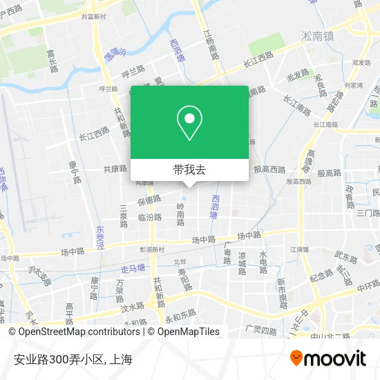 安业路300弄小区地图
