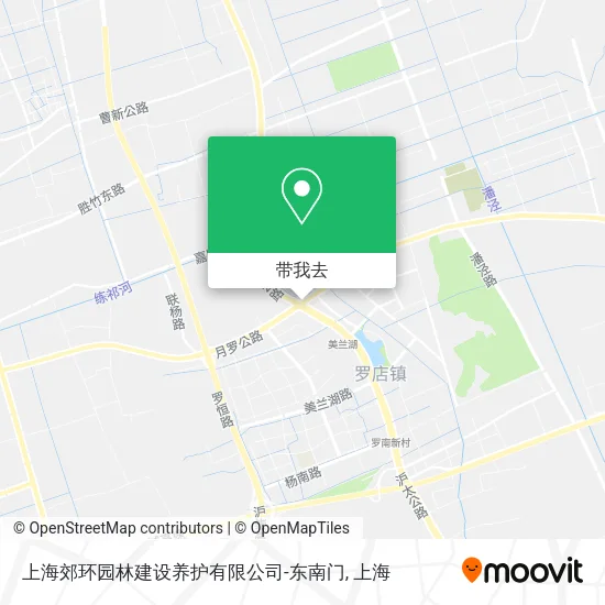 上海郊环园林建设养护有限公司-东南门地图