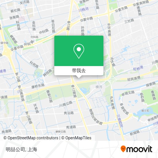 明喆公司地图