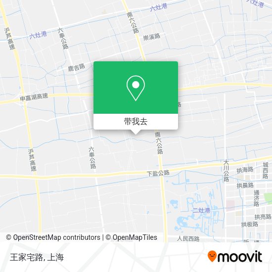 王家宅路地图