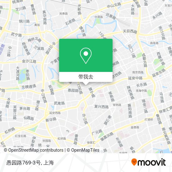 愚园路769-3号地图