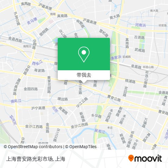 上海曹安路光彩市场地图