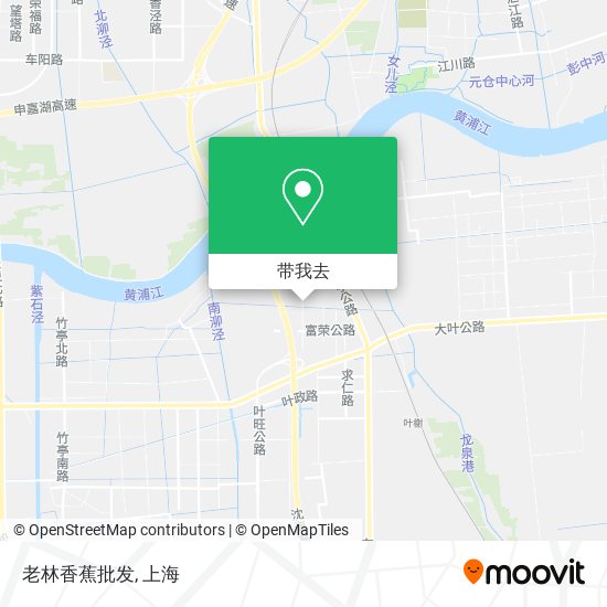 老林香蕉批发地图