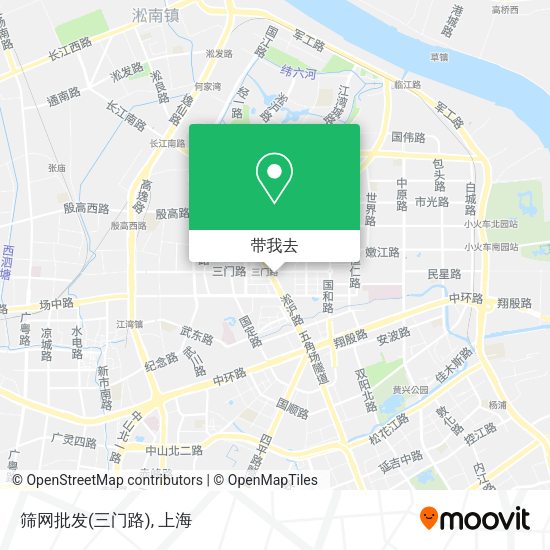 筛网批发(三门路)地图