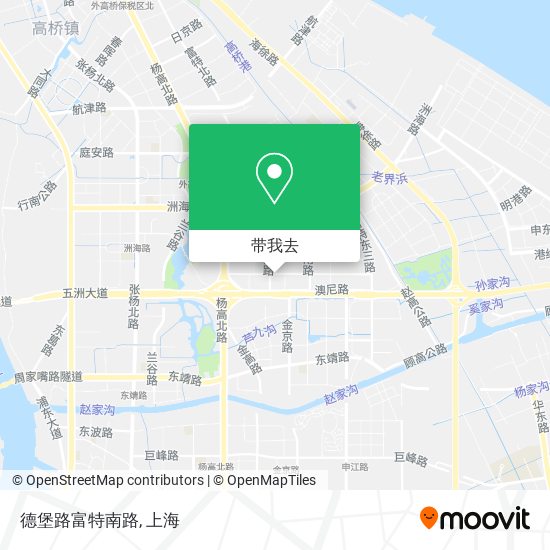 德堡路富特南路地图