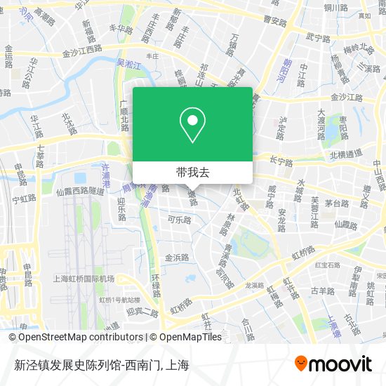 新泾镇发展史陈列馆-西南门地图