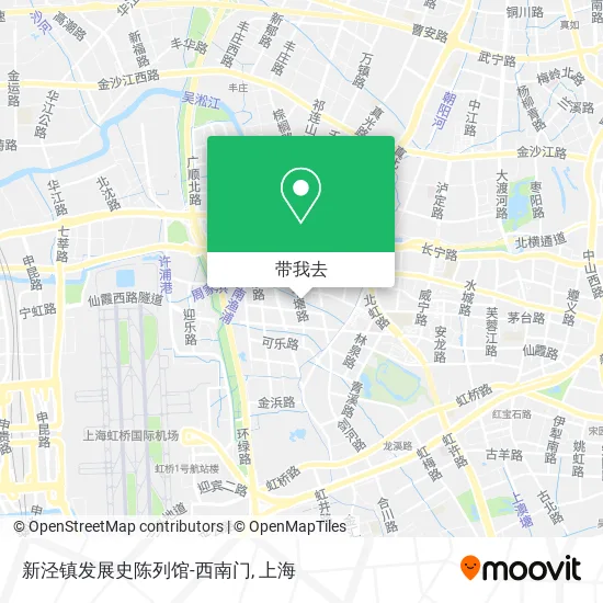新泾镇发展史陈列馆-西南门地图