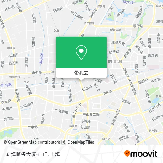 新海商务大厦-正门地图