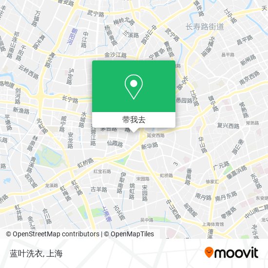 蓝叶洗衣地图