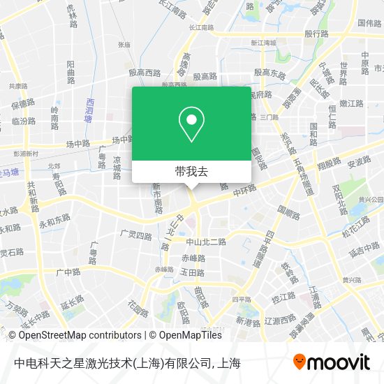 中电科天之星激光技术(上海)有限公司地图