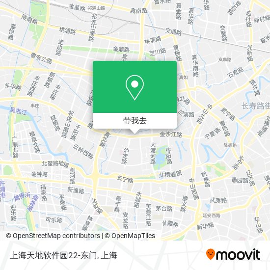 上海天地软件园22-东门地图