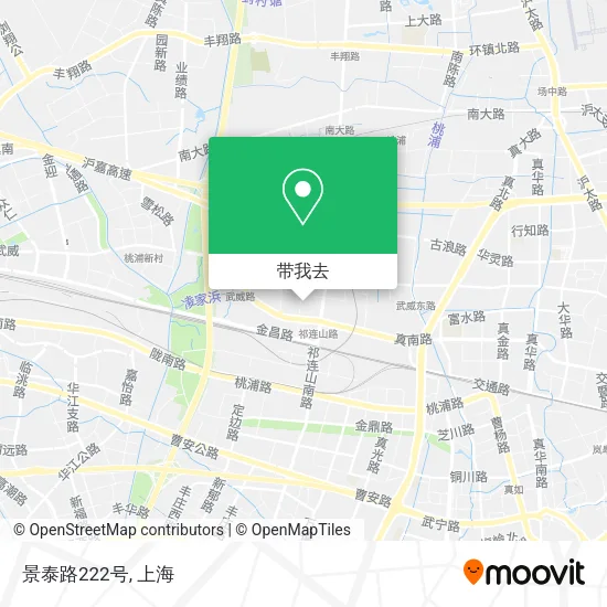 景泰路222号地图