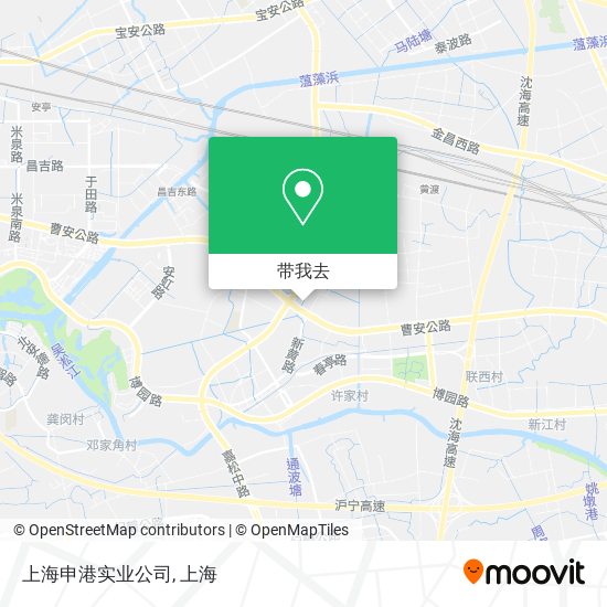 上海申港实业公司地图