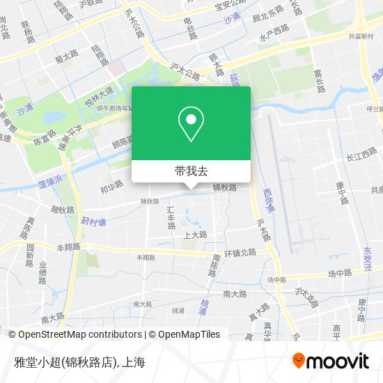 雅堂小超(锦秋路店)地图