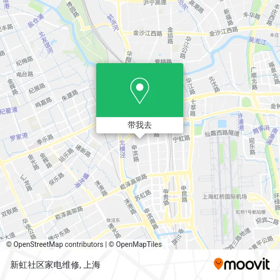 新虹社区家电维修地图