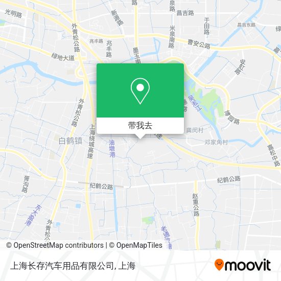 上海长存汽车用品有限公司地图