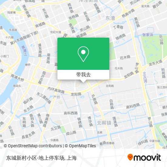东城新村小区-地上停车场地图