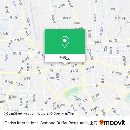 Pariss International Seafood Buffet Restaurant地图