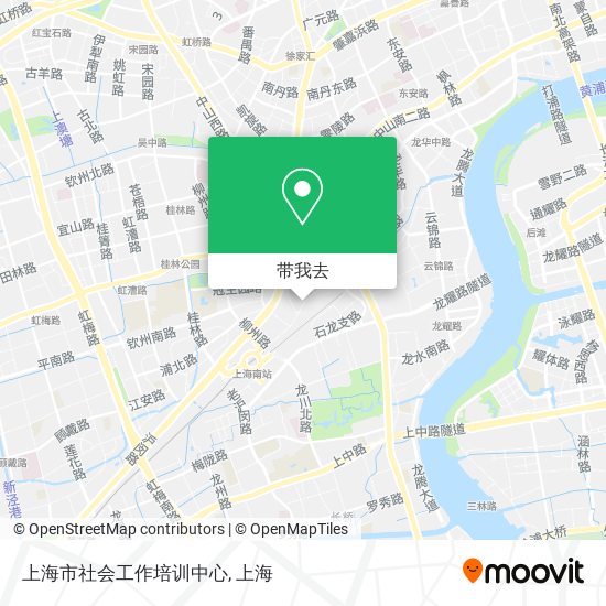 上海市社会工作培训中心地图