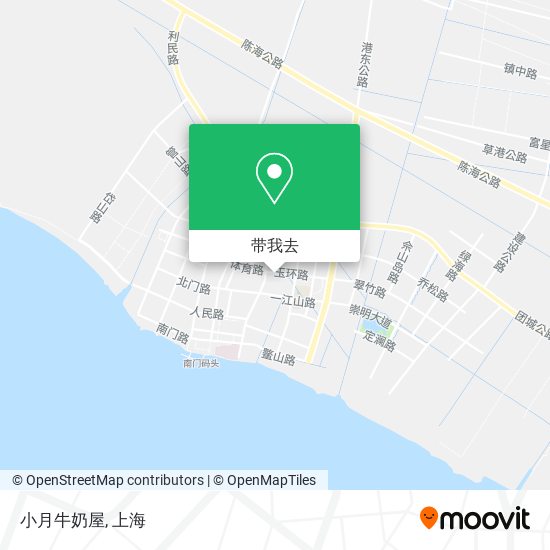 小月牛奶屋地图