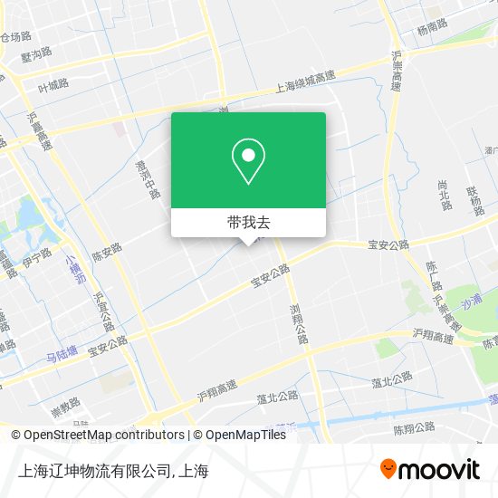 上海辽坤物流有限公司地图