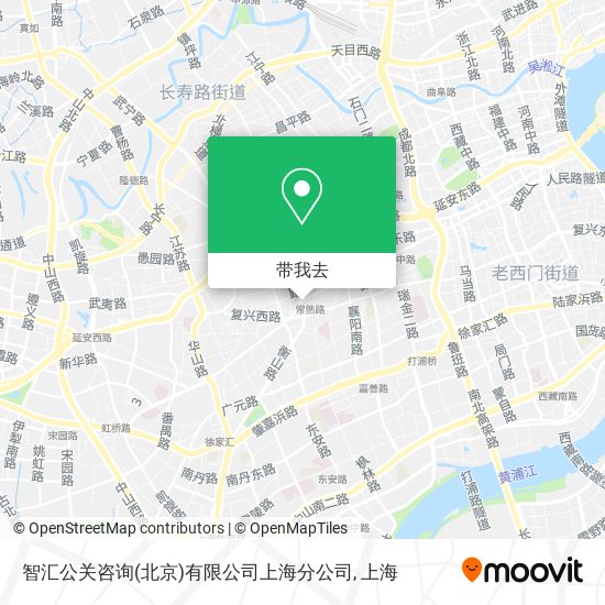智汇公关咨询(北京)有限公司上海分公司地图