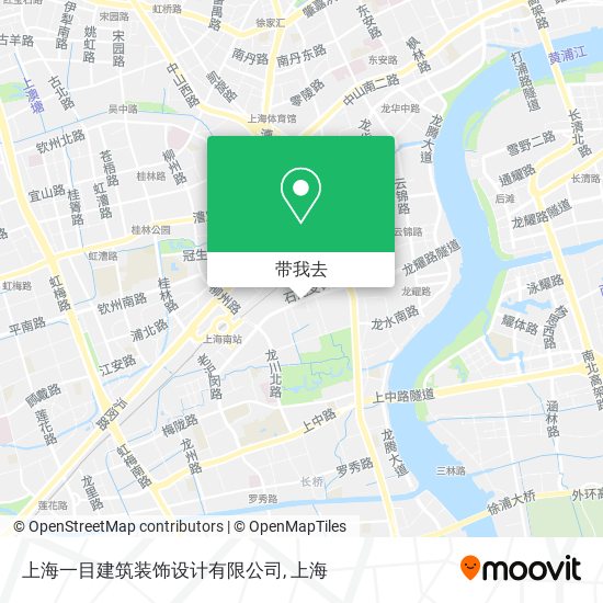 上海一目建筑装饰设计有限公司地图