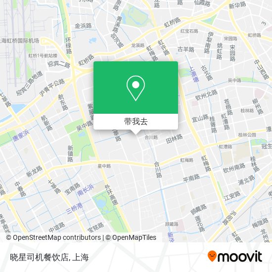 晓星司机餐饮店地图