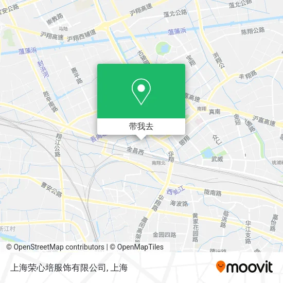 上海荣心培服饰有限公司地图