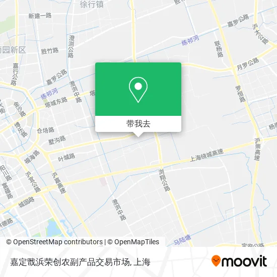 嘉定戬浜荣创农副产品交易市场地图