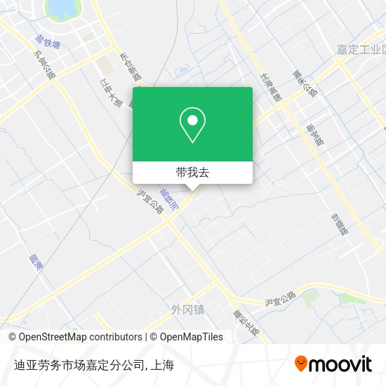 迪亚劳务市场嘉定分公司地图