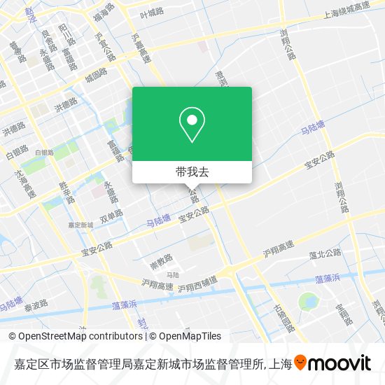 嘉定区市场监督管理局嘉定新城市场监督管理所地图