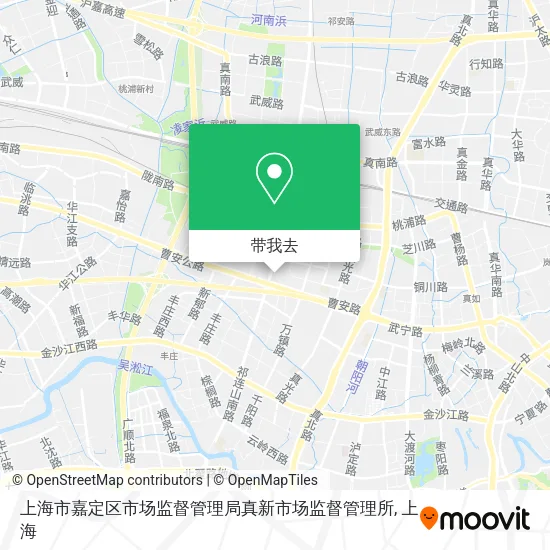 上海市嘉定区市场监督管理局真新市场监督管理所地图