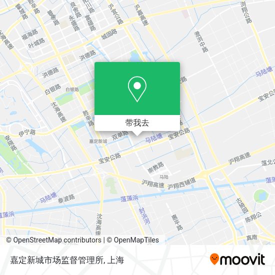 嘉定新城市场监督管理所地图
