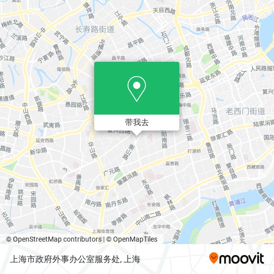 上海市政府外事办公室服务处地图